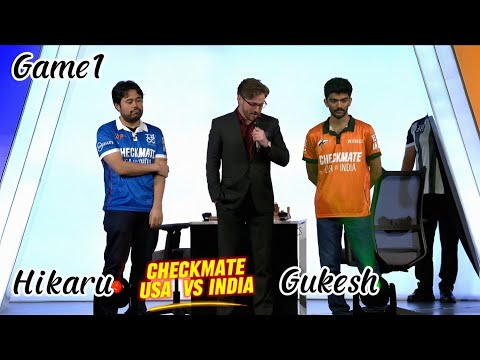 Checkmate | Hikaru Nakamura vs Gukesh Dommaraju | USA vs INDIA | Game1 Chess 2025