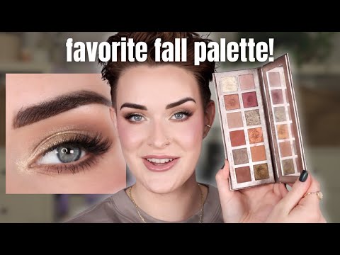 ABH Rose Metals Eyeshadow Palette | Soft Fall Glam Tutorial