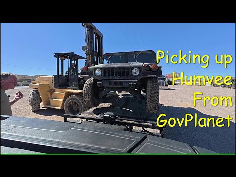 Picking up a HMMWV From GovPlanet.  WILL IT RUN ?