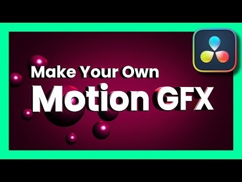 Make Your Own Motion Graphics in Resolve! - HUGE FREE Workshop for Beginners