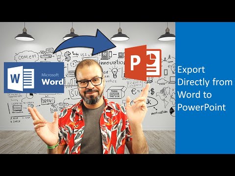 How to Convert your Word document into a PowerPoint Presentation?