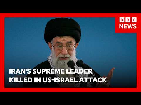 LIVE: Israel and Iran exchange fresh attacks after Iran's Supreme Leader Khamenei killed | BBC News