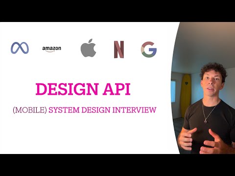 Design Mobile API: Mobile System Design Interview #systemdesign #apidesign