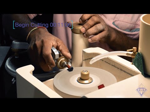 IGT Gem Cutting + Preforming Faceting Demonstration