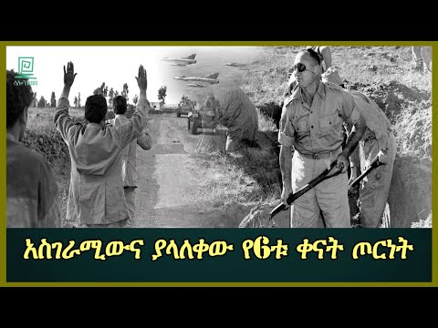 አስገራሚው የስድስቱ ቀናት ጦርነት ተረክ ሚዛን salon terek