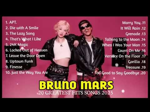 Bruno Mars Playlist - Greatest Hits Top 20 Hits Playlist of Bruno Mars #Bruno Mars