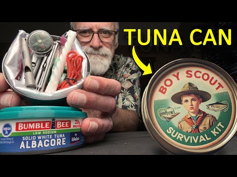 Rebuilding My 1970’s Boy Scout Tuna Can Survival Kit | Nostalgic DIY EDC Project Viewer Requested