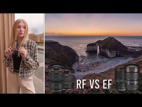 Canon EF VS RF Wide Angle Lens Shootout -  RF 15-35 & RF 14-35 vs EF 16-35 2.8 & f4 (Free RAW Files)