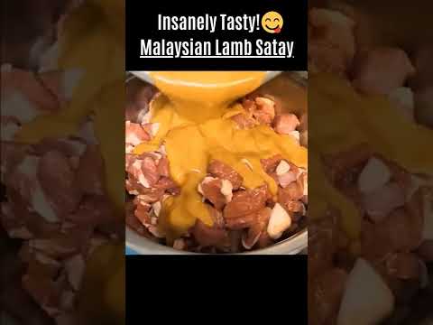 My Dad's Malaysian Lamb Satay Is Out of This World! #shorts
