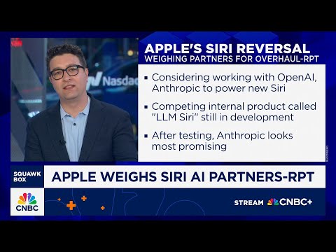 Apple's Siri reversal: Company weighing AI partners for overhaul, report says