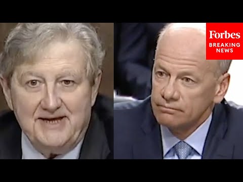 'You Made A Really Stupid Bet That Went Bad, Did You?': John Kennedy Roasts Ex-Bank CEO To His Face