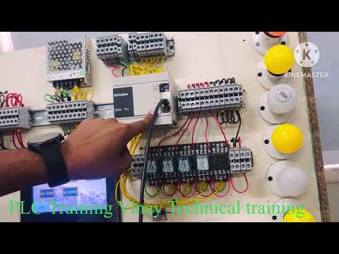PLC Training 01 :Learn wiring and programming  # Class 01 जीरो लेवल से plc सीख # Mitsubishi FX 3S 