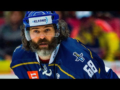 Jaromir Jagr is a living NHL legend who continues to play hockey at 50 years old.