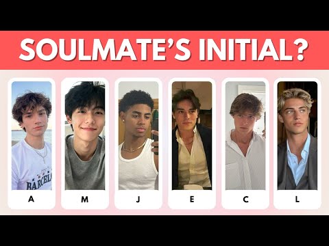 What's Your SOULMATE'S INITIAL? | Aesthetic Personality Quiz