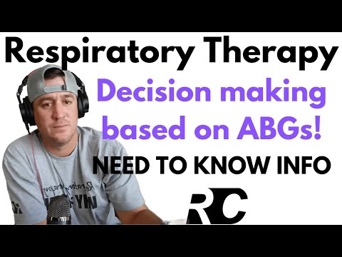 Respiratory Therapist: Assessing needs based on ABGs!