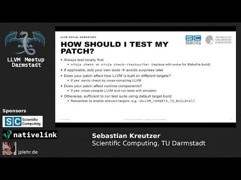 Sebastian Kreutzer - Taming the Buildbots [LLVM Meetup Darmstadt]