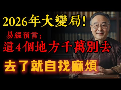 2026年前後，這4個地方千萬別去！易經早有預言，去了就是自找麻煩 ！  #人生感悟 #人生 #國學  #智慧人生 #人際交往 #為人處世#识人术  #養老生活 #正能量 #易经 #人際交往