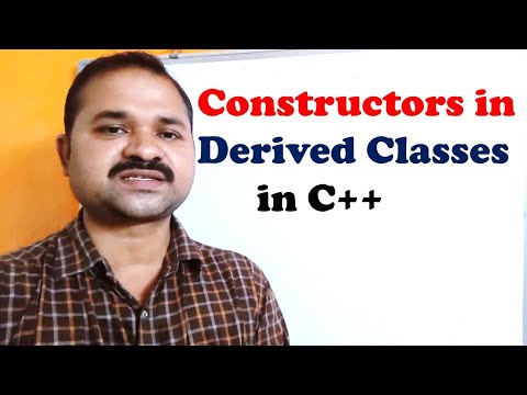 Constructors in Derived Classes in C++
