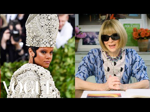 Anna Wintour Breaks Down 13 Met Gala Looks From 1974 to Now | Life in Looks | Vogue