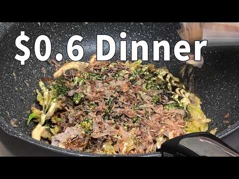 Budget Cooking for a Tokyo Single Guy | Simple Dinner on a Weekend Night