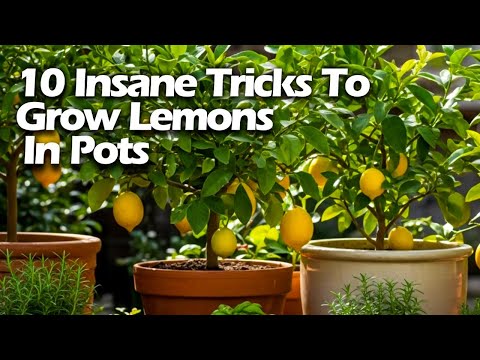 10 Insane Tricks to Grow TONS of Lemons in Containers or Pots | Citrus Tree Care Tips