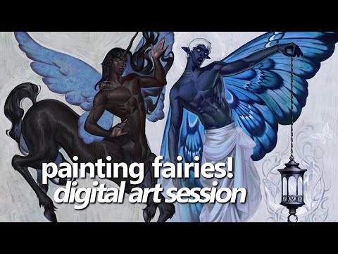 🎨 🖌 Painting Fairies! | Digital Art Process