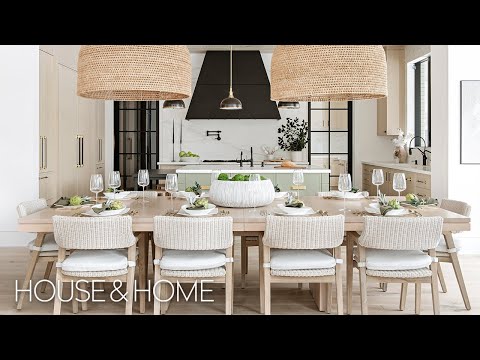 A Newly Built Home With A Coastal, California Look