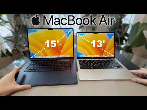 MacBook Air 13" vs. Macbook Air 15" - Which is the right size?