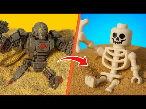 I built BEST Marvel 🕷️ Mechs out of LEGO