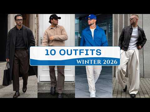 10 Latest Outfits for Men | Winter 2026 Fashion