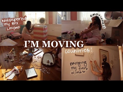 pack my life away w me to move abroad !!!