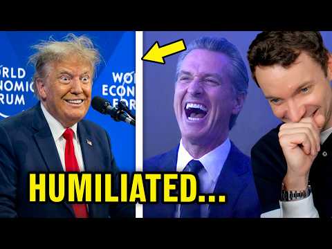 Gavin Newsom just laughed in Trump’s face at Davos