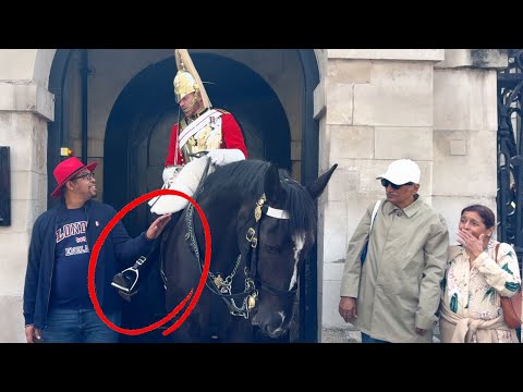 DON’T YOU TRY THAT WITH ME - King’s Guard Had Enough from Ignorant Tourists