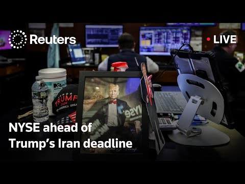 LIVE: NYSE ahead of Trump's Iran deadline