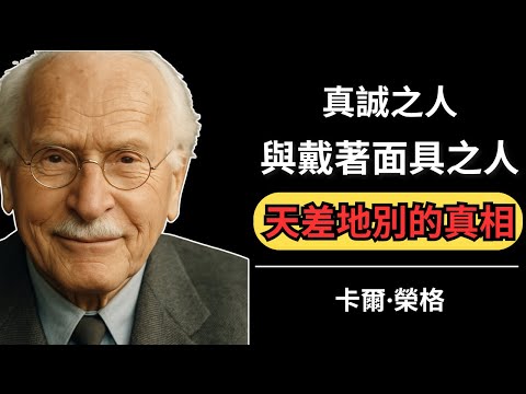 真誠之人與戴著面具之人天差地別的真相 | 卡爾·榮格