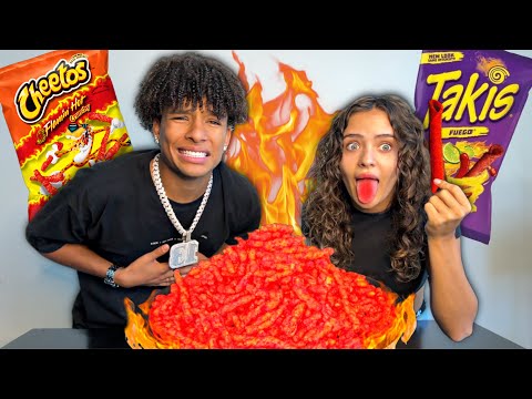 LAST TO STOP EATING HOT CHIPS WINS