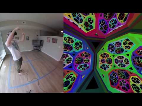 Non-euclidean virtual reality
