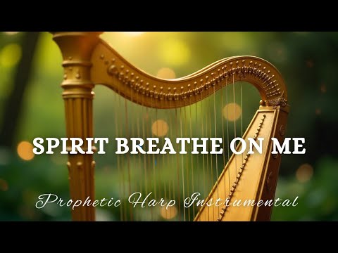 SPIRIT BREATHE ON ME/Prophetic Warfare Harp Instrumental/ Background Prayer Music