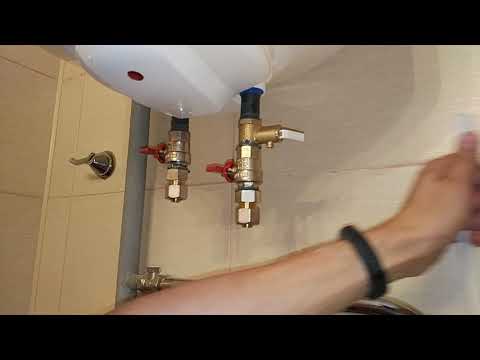 Installing a boiler with your own hands 👍👍👍🚿🚿🚿