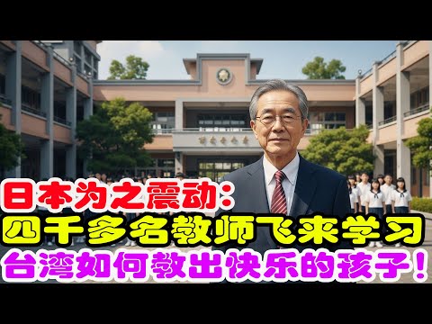 日本震驚：超過四千名教師飛往台灣，學習「台灣讓孩子幸福的教育方式」！