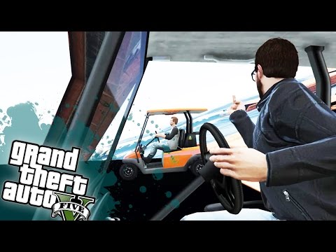 MARIO KART IN GTA! :: GTA 5 Funny Moments!