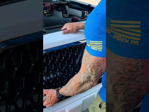 💡 $100 Tacoma Raptor Light Grill How To Install 🤑 #tacoma #toyota #grill #offroad