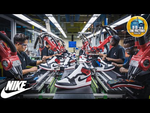 How Nike Air Jordan Shoes are Made in the Factory || why Jordan's are so popular and Expensive?