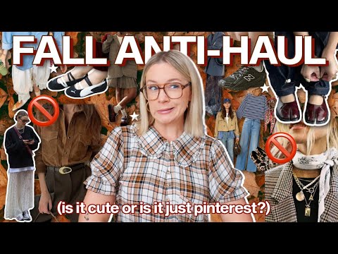 trends i WON'T be buying or wearing this fall! 🚫👎 (ANTI-HAUL)