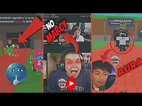 Steal A Brain Rot CRAZIEST AURA + LUCKIEST MOMENTS... #stealabrainrot #roblox