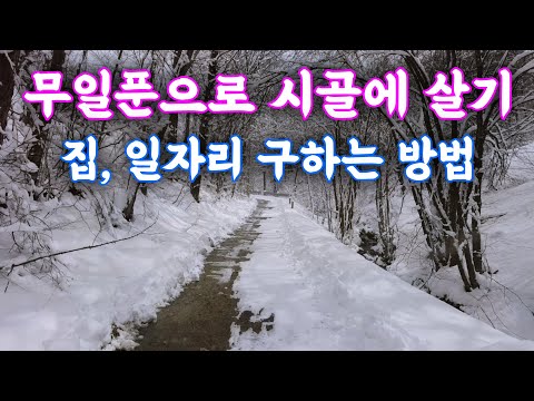 무일푼으로 시골에 사는 방법, 빈집+일자리 구하는 꿀팁 정보