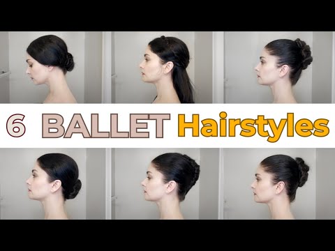 6 Classic Ballet Hairstyles Tutorial | High Bun, Low Bun, French Twist, Giselle & Juliet Hair