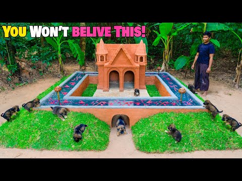 Building a Luxury Mansion for Puppies – DIY Dream Dog House!