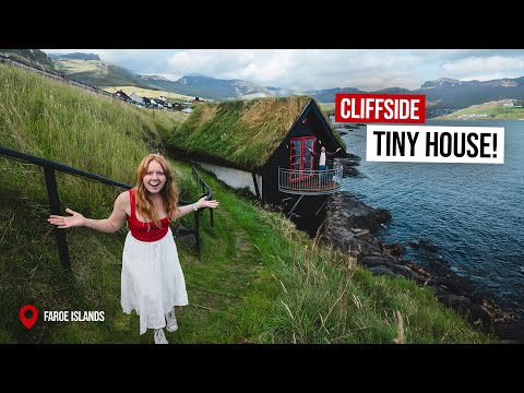 Sleeping on the EDGE of the Atlantic! Our EPIC Tiny House in the FAROE ISLANDS (Full Tour)