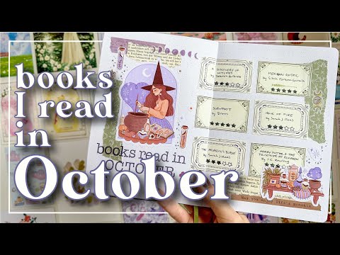 October 2023 Reading Journal Update | Books I Read in October | ft. Skillshare